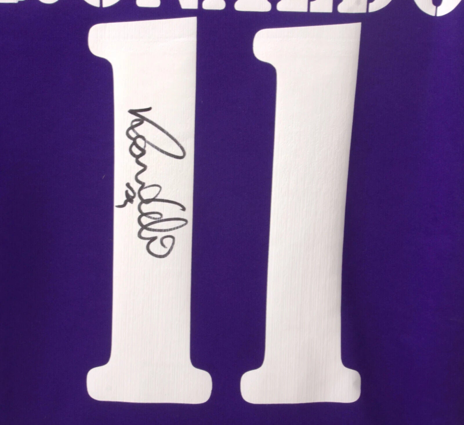 Ronaldo Nazario Signed Real Madrid Away Soccer Jersey #11 with Beckett COA